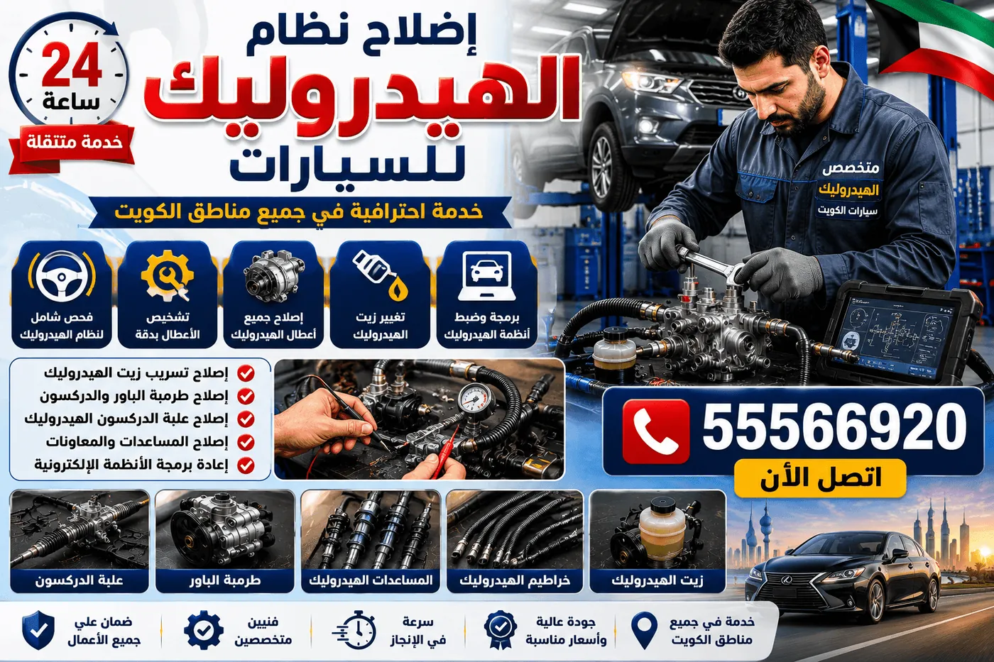 برمجة ومعايرة أنظمة الهيدروليك الحديثة للسيارات