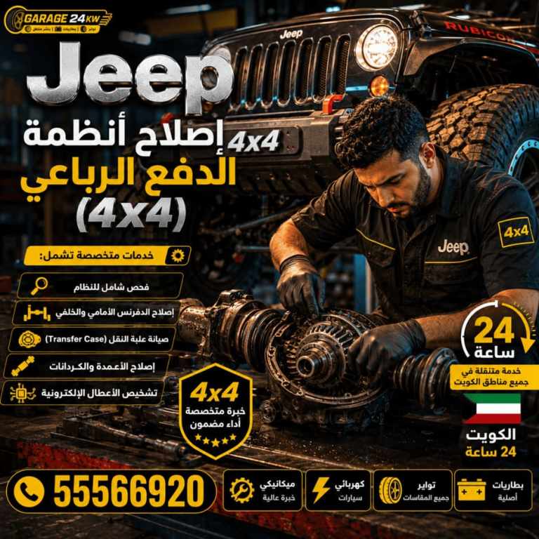 إصلاح نظام الدفع الرباعي 4x4 لسيارات جيب Jeep