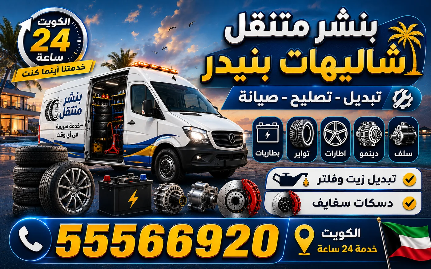 بنشر متنقل شاليهات بنيدر 24 ساعة — أثر الرمل والملوحة على الجنوط وأطراف الكهرباء